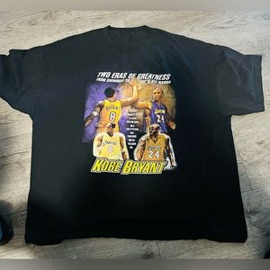 Kobe Bryant Two Eras of Greatness Brand New Shirt
